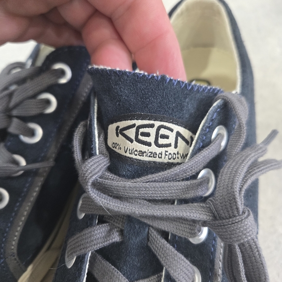 🐢 Keen Herren Men's size 9 Blue Suede Shoes - Picture 14 of 16